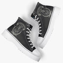 Tênis Cano Alto Plataforma Preto Black Sabbath The End Heavy Metal Bandas de Rock