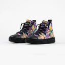 Tênis Cano Alto Infantil Orquideas