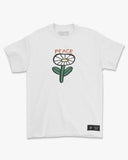 Camiseta de Algodão Peace Flower