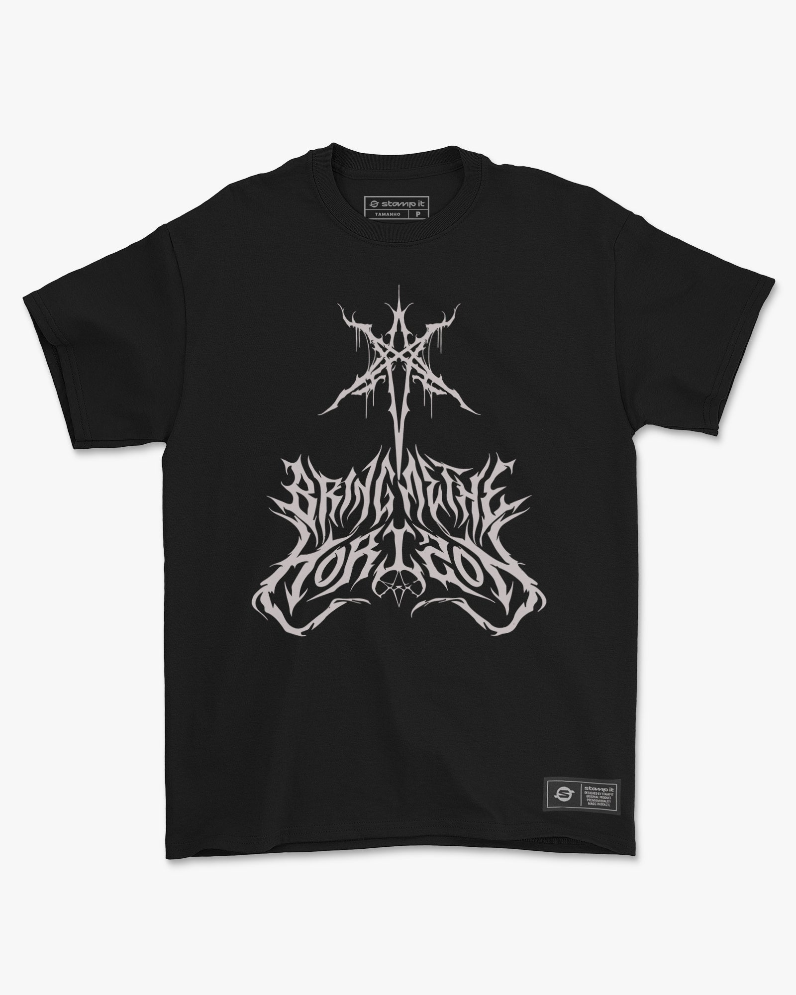 Camiseta de Algodão Bring Me The Horizon – Stamp It