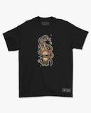 Camiseta de Algodão Snake In Hand