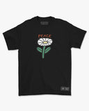 Camiseta de Algodão Peace Flower