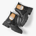 Bota Coturno Tratorada Cano Médio Arctic Monkeys 505 Stars Preto Bandas de Rock
