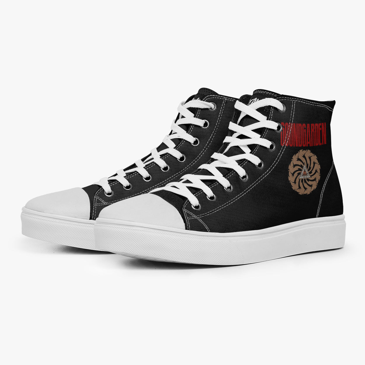 Tênis Cano Alto Preto Soundgarden Grunge Badmotorfinger