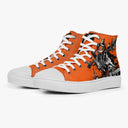 Tênis Cano Alto Laranja Espantalho Cabeça de Abóbora Halloween