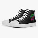 Tênis Cano Alto Preto Motivação See Good Things Positividade Abstrato