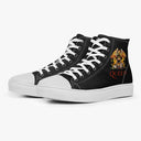 Tênis Cano Alto Preto Queen logo Bandas de Rock