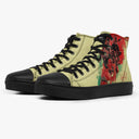 Tênis Cano Alto Bege Linkin Park Integrantes LP Bandas de Rock