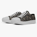 Tênis Cano Baixo Preto Rock And Roll Caveiras Musicas Cultura E Arte