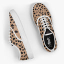 Tênis Casual Unissex Jaguar Preto Com Marrom Animais