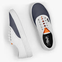 Tênis Casual Unissex Grafite Branco e Laranja Colors