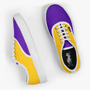 Tênis Casual Unissex Roxo e Amarelo Colors