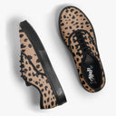 Tênis Casual Unissex Jaguar Preto Com Marrom Animais