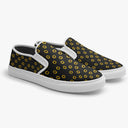 Tênis Slip On Preto Girassol Sunflower Tumblr