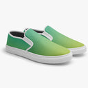 Tênis Slip On Verde Green Degradê Natureza Biologia