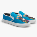 Tênis Slip On Azul Kimetsu No Yaiba Demon Slayer Giyu Tomioka Anime
