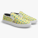 Tênis Slip On Amarelo Olho Peixe Abstrato