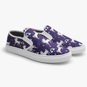 Tênis Slip On Roxo Unicórnio Estrela Coração Animais
