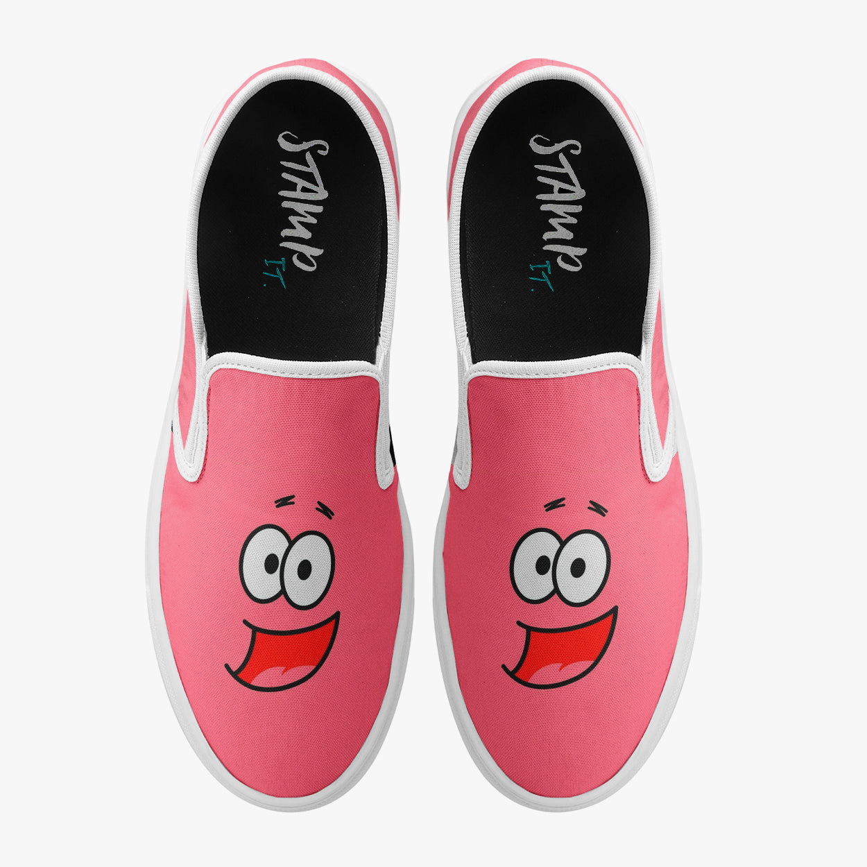 Tênis Slip On Rosa Patrick Estrela Bob Esponja Desenho – Stamp It