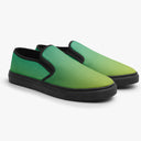 Tênis Slip On Verde Green Degradê Natureza Biologia