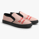 Tênis Slip On Rosa La Vie En Rose Abstrato