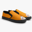 Tênis Slip On Laranja Gato Cute Cat Fofo Tumblr