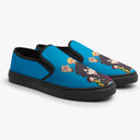 Tênis Slip On Azul Kimetsu No Yaiba Demon Slayer Giyu Tomioka Anime