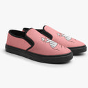 Tênis Sapatênis Slip On Bts Kpop Coração Rosa Amor Love