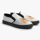 Tênis Slip On Branco Spitz Alemão Zwergspitz Animais