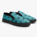 Tênis Slip On Verde Bulldog Preto Animais
