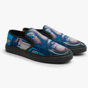 Tênis Slip On Azul Salvador Dalí Rosto Surrealista Cultura e Arte