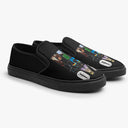 Tênis Slip On Preto Pink Floyd Capas de Álbum Bandas de Rock