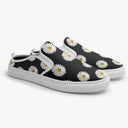 Tênis Mule Preto Margarida Flores e Folhas