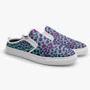 Tênis Sapatênis Mule Roxo Oncinha Animal Print Onça Neon