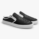 Tênis Mule Preto Estatua Quebrada Cabeça de Universo Abstrato