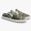 Tênis Mule Verde Camuflado Militar 8 Bits Abstrato