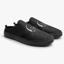 Tênis Mule Preto Mulher Coque Lua Minguante Abstrato