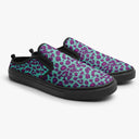 Tênis Sapatênis Mule Roxo Oncinha Animal Print Onça Neon