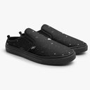 Tênis Mule Preto Universo e Estrelas Brancos Abstrato